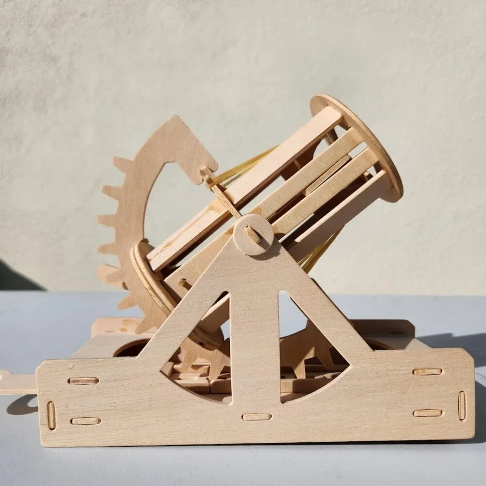 Handmade Leonardo Da Vinci Bombard Cannon History Social Studies Roman Model Cat